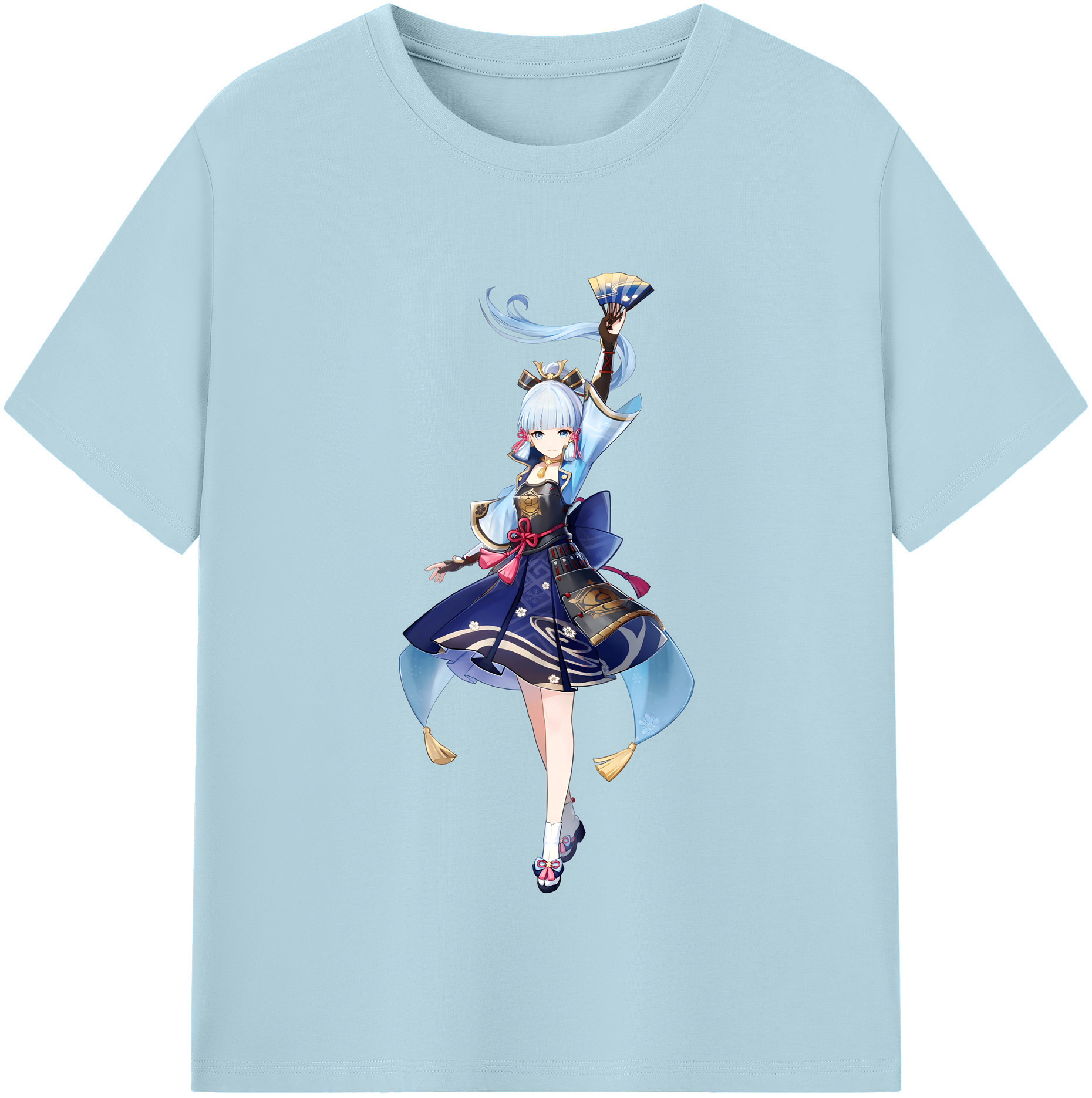 げんし神 神里綾華 神宮寺レン genshin Kamimiya Ren 綿100％半袖Tシャツ（フロントプリント）